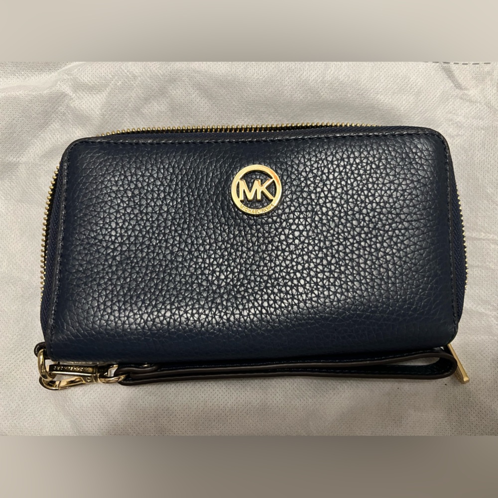 Navy Blue Michael Kors Wallet